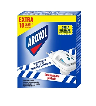 Aparat electric anti-tantari AROXOL + 10 pastile
